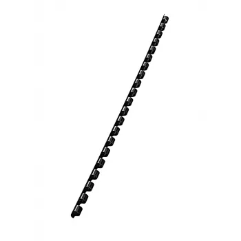 Leitz Spines plastica 6 mm comBIND, Nero, 25 fogli, Plastica, A4, 6 mm, 6 mm