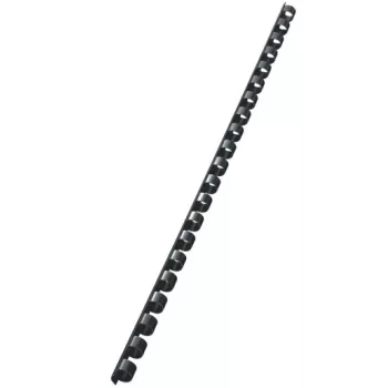 Leitz Spines plastica 10 mm comBIND, Nero, 65 fogli, PVC, A4, 1 cm, 10 mm