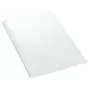 Leitz cartelle per rilegatura termica effetto lino 3 mm, A4, cartone, trasparente, bianco, 30 fogli, 240 g/m², 80 g/m²