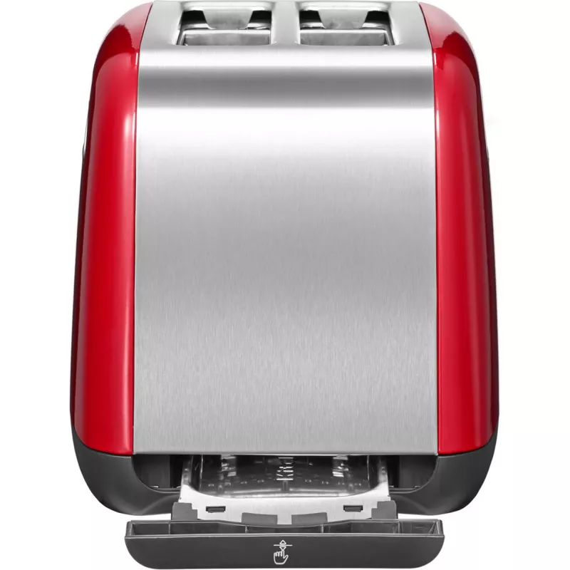 KitchenAid 5KMT221EER 7 2 fette 1100 W rosso, acciaio inox