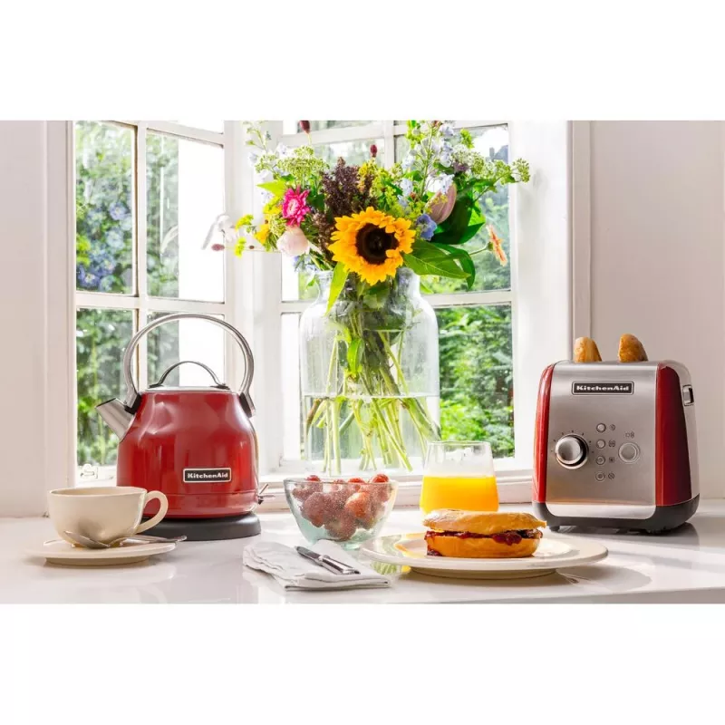 KitchenAid 5KMT221EER 7 2 fette 1100 W rosso, acciaio inox