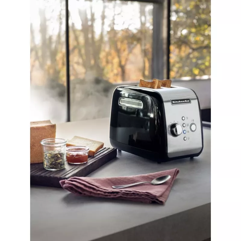KitchenAid 5KMT221EOB 7 2 fette 1100 W nero, acciaio inox