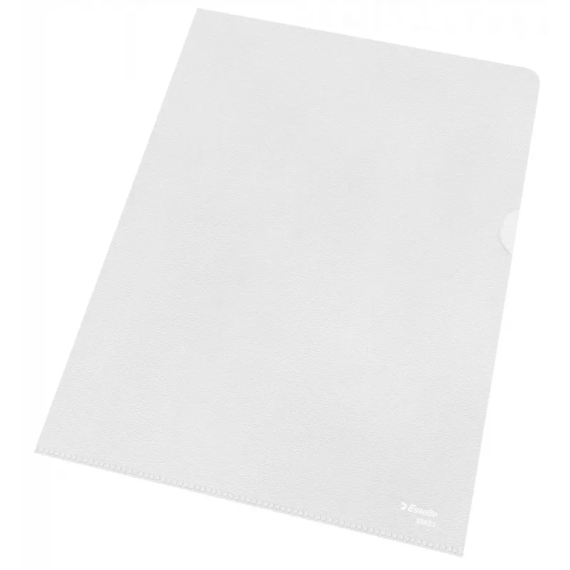 Esselte cartella 120my A4, A4, cloruro di polivinile (PVC), trasparente, 220 mm, 307 mm, 1 mm