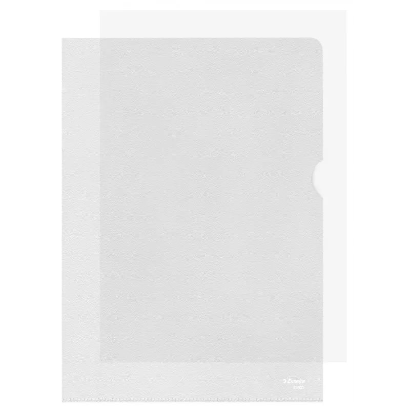 Esselte cartella 120my A4, A4, cloruro di polivinile (PVC), trasparente, 220 mm, 307 mm, 1 mm