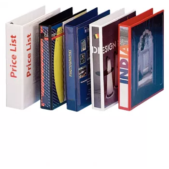 Esselte Panorama faldone FSC® A4 4DR/25 mm, A4, anello a D, plastica, bianco, 240 fogli, 2,5 cm