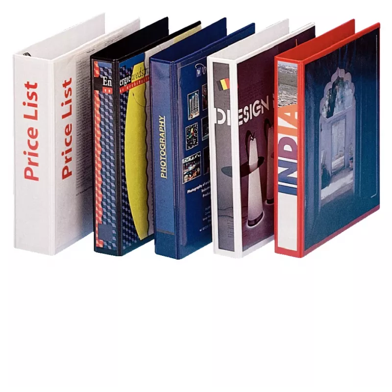 Esselte Panorama faldone FSC® A4 4DR/25 mm, A4, anello a D, plastica, bianco, 240 fogli, 2,5 cm