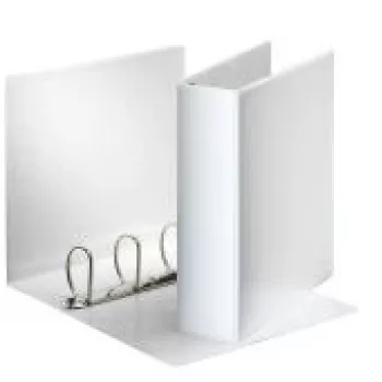 Esselte Panorama faldone FSC® A4 4DR/60 mm, A4, anello a D, plastica, bianco, 650 fogli, 6 cm