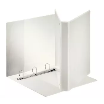 Esselte Panorama faldone FSC® A4+ 4DR/25 mm, A4 Maxi, anello a D, presentazione, plastica, bianco, 250 fogli
