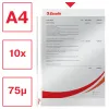 Esselte Pocket 75my A4, 210 x 297 mm (A4), trasparente, polipropilene (PP), verticale, apertura superiore, 0.075 mm