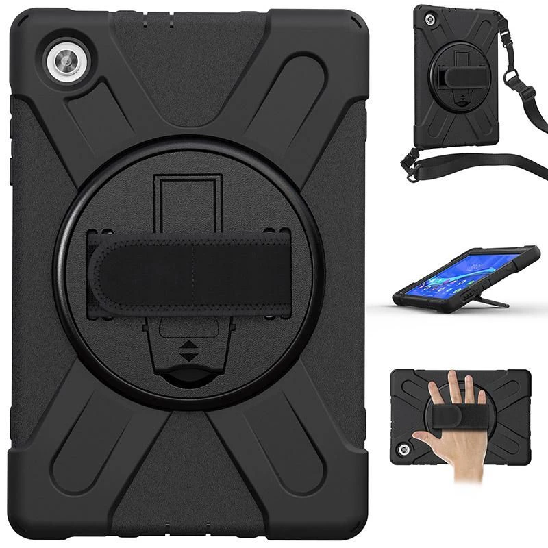 eSTUFF AUSTERN custodia Defender per Lenovo TAB M10 FHD Plus – nero