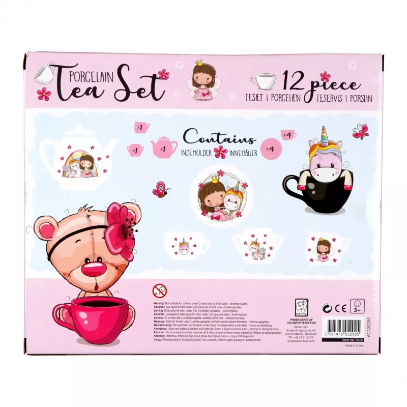 Barbo Toys Lillie & Ellie, set da cucina giocattolo, 3 anni, rosa
