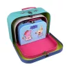 Barbo Toys Peppa Pig valigetta set da 3 pezzi assortiti multicolore bambino/bambina borsa a botte
