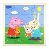Barbo Toys 9033 puzzle in legno 16 pezzi cartoni animati