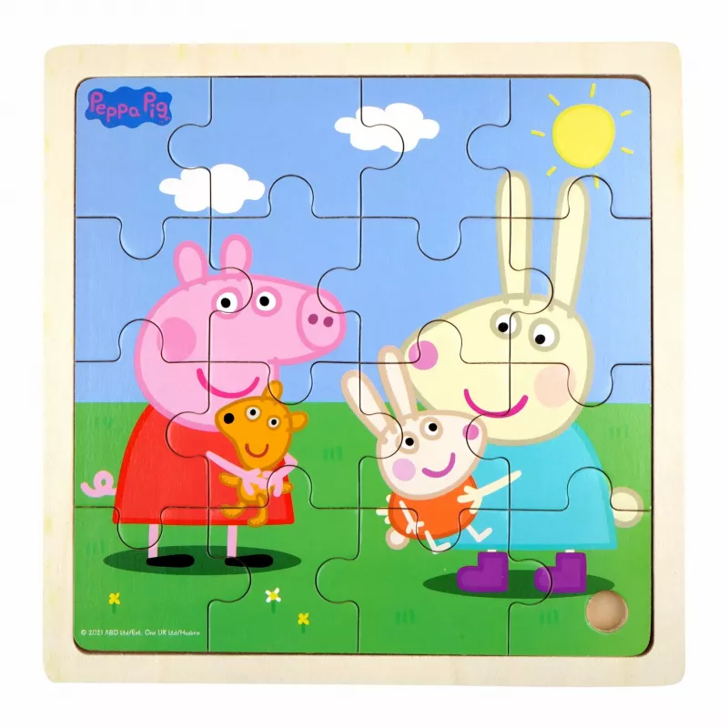 Barbo Toys 9033 puzzle in legno 16 pezzi cartoni animati