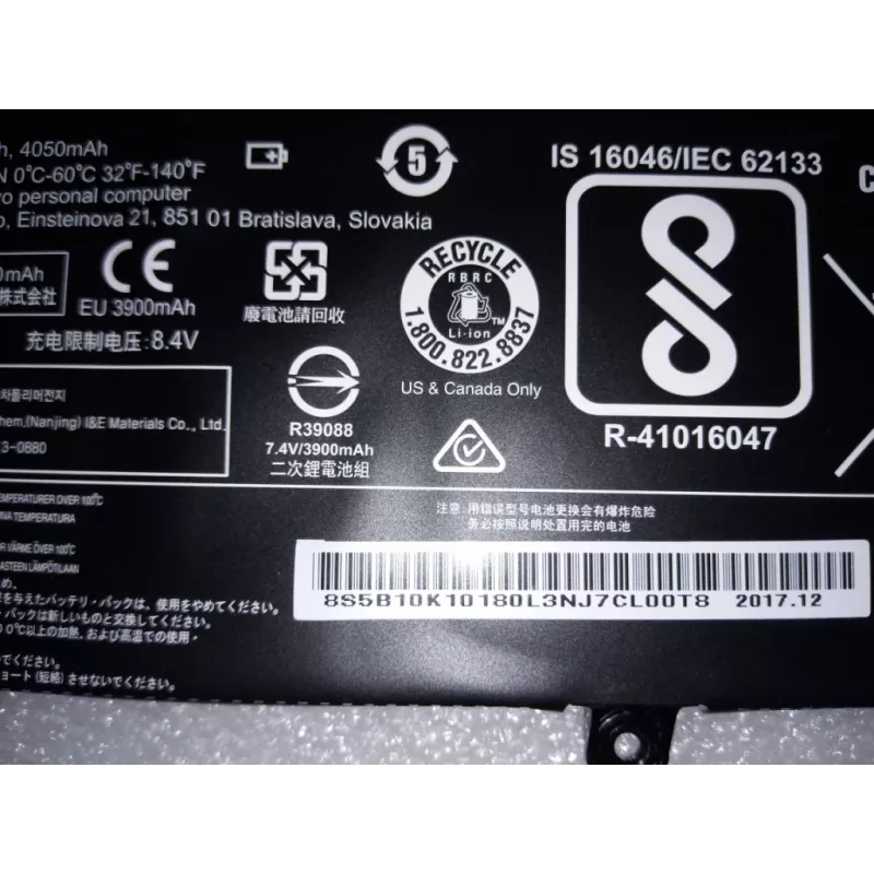 Lenovo 5B10K10180 batteria ricambio laptop