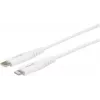 eSTUFF ES602101 cavo Lightning 1 m bianco