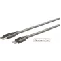 eSTUFF ES602160 cavo Lightning 1 m acciaio inox