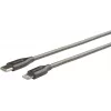 eSTUFF ES602160 cavo Lightning 1 m acciaio inox