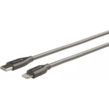 eSTUFF ES602160 cavo Lightning 1 m acciaio inox