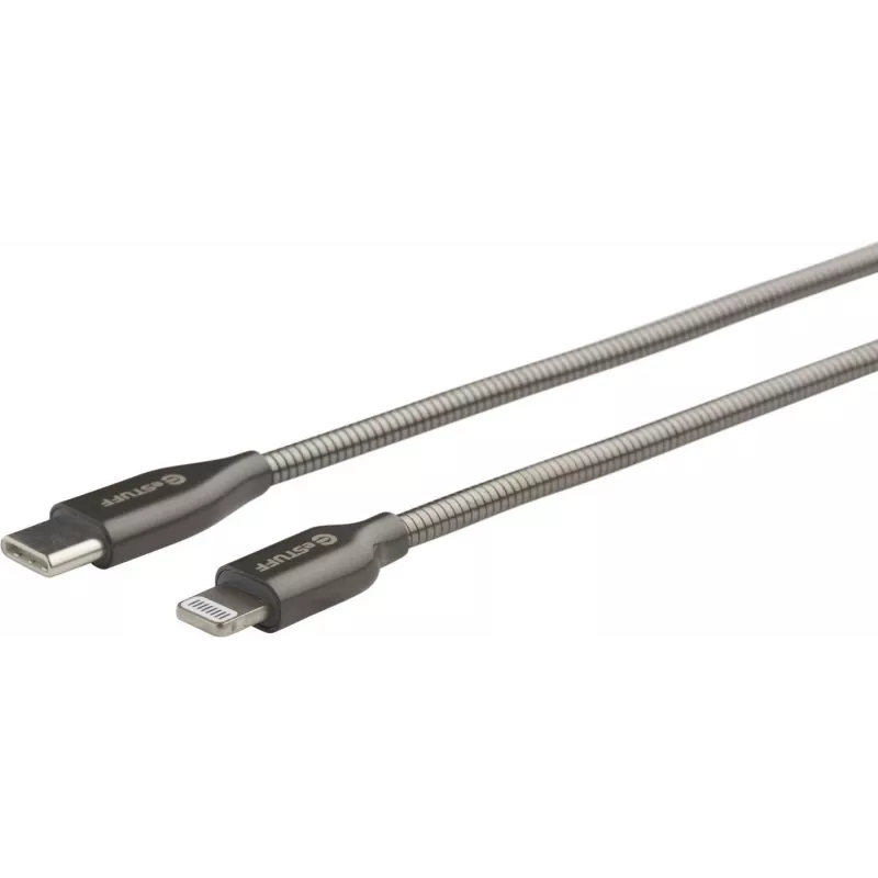 eSTUFF ES602160 cavo Lightning 1 m acciaio inox