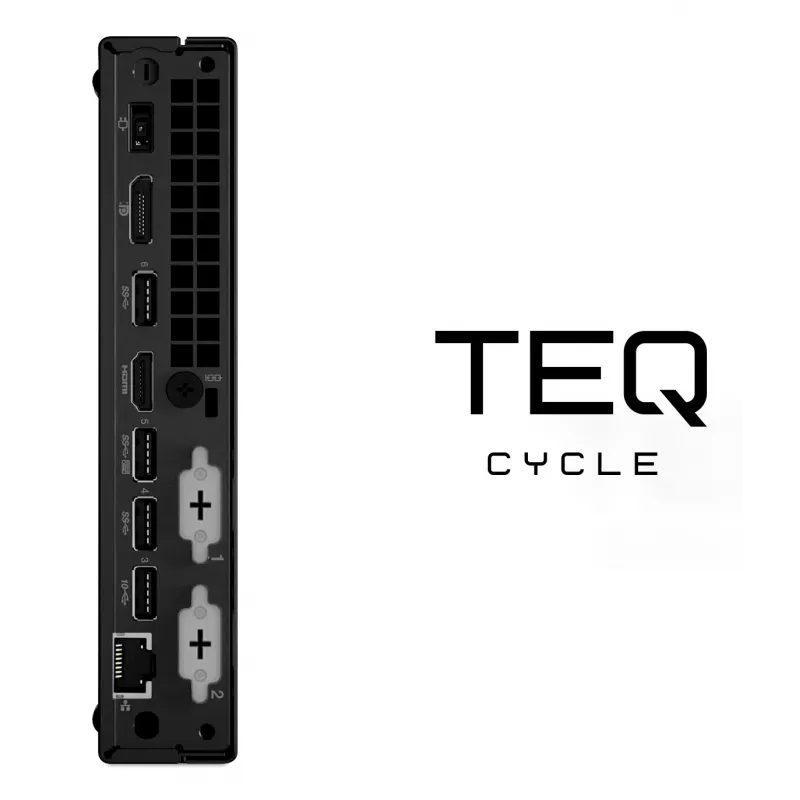 Teqcycle Lenovo ThinkCentre M70q Intel® Core™ i5 i5-10500 16 GB DDR4-SDRAM 256 GB SSD Windows 11 Pro mini PC nero