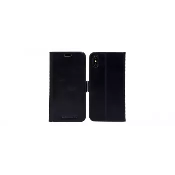 Custodia Folio dbramante1928 iPhone Xs Max nero con stand da tavolo