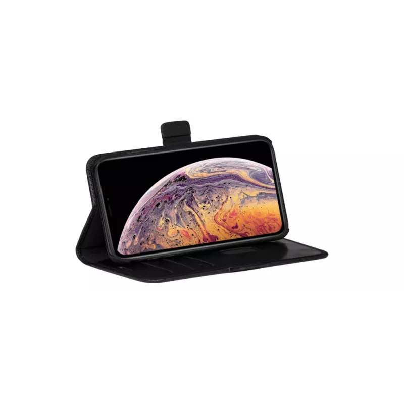 Custodia Folio dbramante1928 iPhone Xs Max nero con stand da tavolo