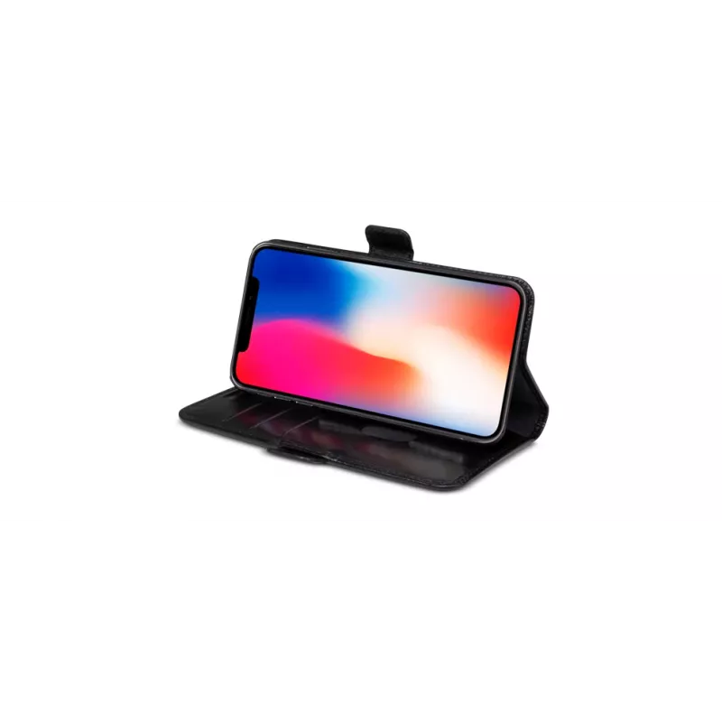 Custodia Folio dbramante1928 iPhone Xs Max nero con stand da tavolo
