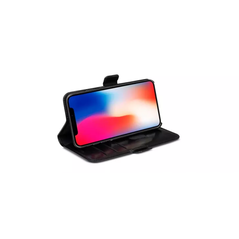 Custodia Folio dbramante1928 iPhone Xs Max nero con stand da tavolo