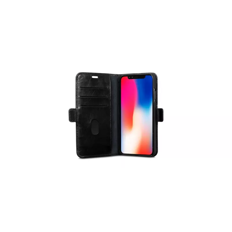 Custodia Folio dbramante1928 iPhone Xs Max nero con stand da tavolo