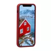 Custodia in pelle dbramante1928 Greenland per iPhone 12 mini — rosso, compatibile con 5,4