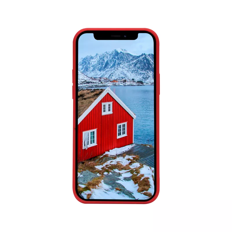 Custodia in pelle dbramante1928 Greenland per iPhone 12 mini — rosso, compatibile con 5,4