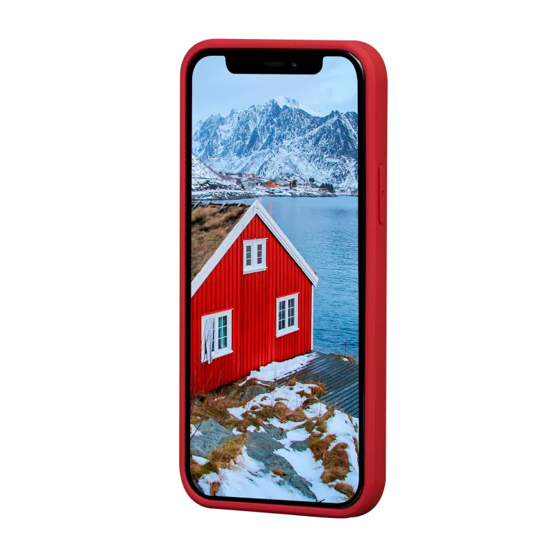 Custodia in pelle dbramante1928 Greenland per iPhone 12 mini — rosso, compatibile con 5,4