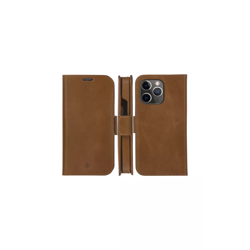 Custodia portafoglio dbramante1928 Lynge per iPhone 13 Pro Max – Tan, 3 vani per carte, schermo da 6,7