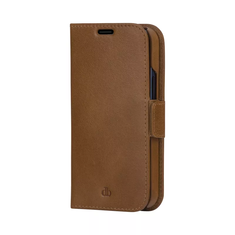 Custodia portafoglio dbramante1928 Lynge per iPhone 13 Pro Max – Tan, 3 vani per carte, schermo da 6,7