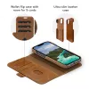 Custodia portafoglio dbramante1928 Lynge per iPhone 13 Pro Max – Tan, 3 vani per carte, schermo da 6,7