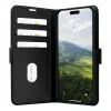Custodia a libro dbramante1928 Copenhagen per iPhone 15 Plus – nero, 3 vani per carte