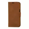 Custodia a libro per telefono dbramante1928 Copenhagen per iPhone 15 Pro – Tan, 3 vani per carte, monocolore marrone