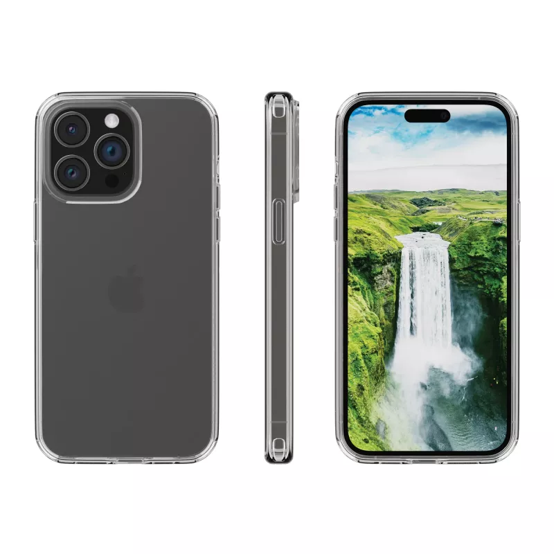 Custodia protettiva dbramante1928 Iceland Ultra D3O per iPhone 15 Pro — trasparente, case trasparente