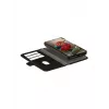 Custodia portafoglio dbramante1928 Galaxy S23 FE nero 3 scomparti per carte
