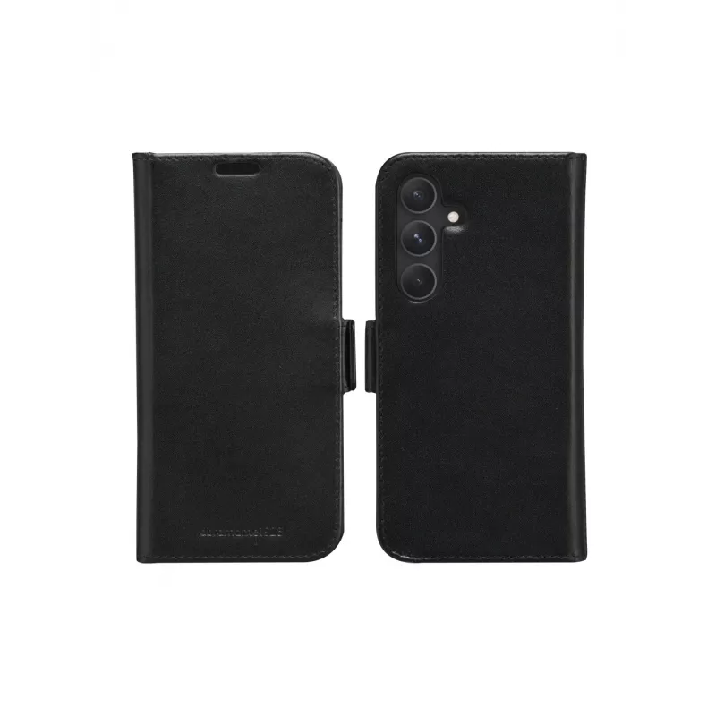 Custodia portafoglio dbramante1928 Galaxy S23 FE nero 3 scomparti per carte