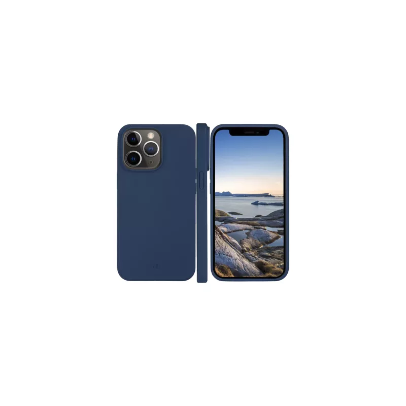 Custodia per cellulare dbramante1928 Nuuk per iPhone 13, stile cover, compatibile con display 6,1 pollici, blu