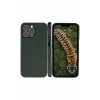 Custodia portafoglio dbramante1928 New York per iPhone 14 Pro Max, verde, 3 scomparti per carte, compatibile con 6,7