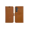 Custodia portafoglio dbramante1928 Lynge per Samsung Galaxy S24+ — pelle, Tan, 6,7
