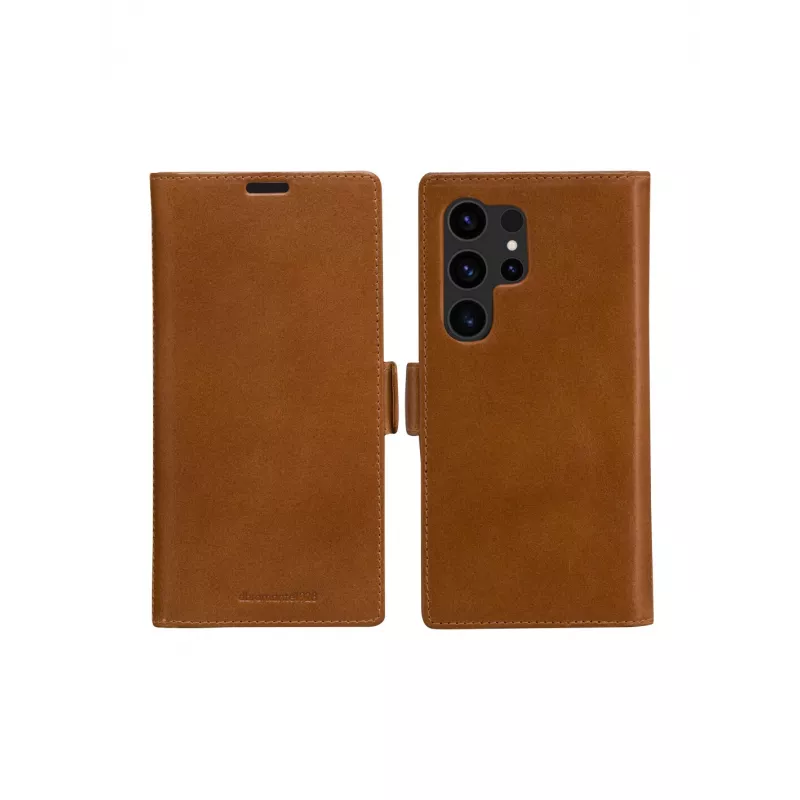 Custodia portafoglio dbramante1928 Lynge per Samsung Galaxy S24 Ultra — pelle, Tan, 6,8