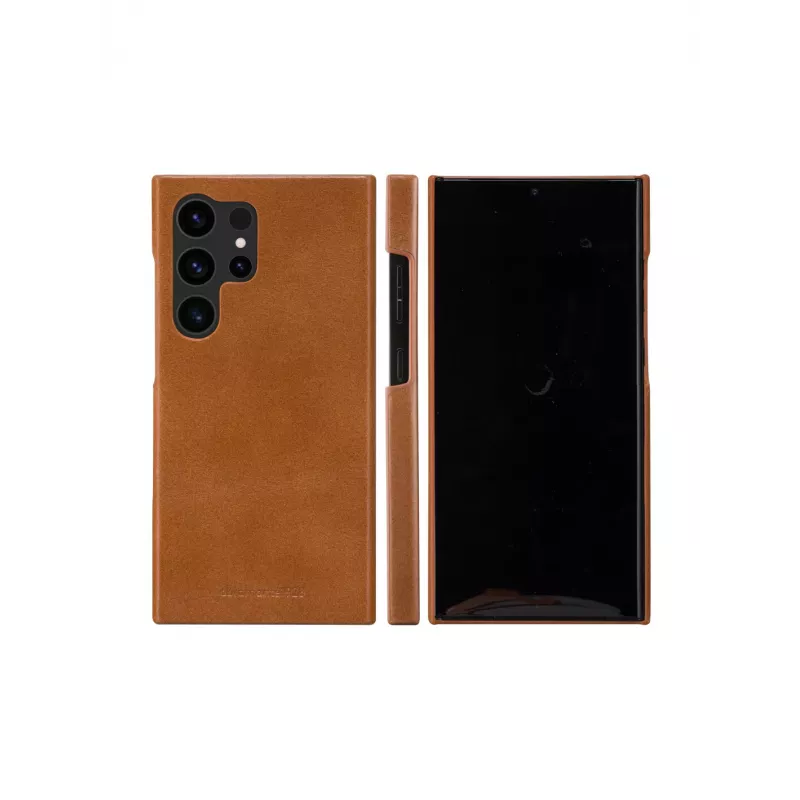 Custodia portafoglio dbramante1928 Lynge per Samsung Galaxy S24 Ultra — pelle, Tan, 6,8