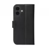 Custodia folio dbramante1928 iPhone 16 nero 3 scomparti per carte