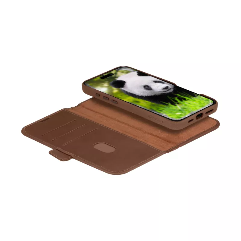 dbramante1928 Lynge MagSafe - iPhone 16 Plus - Dark Tan, folio, Apple, iPhone 16 Plus, 17 cm (6,7