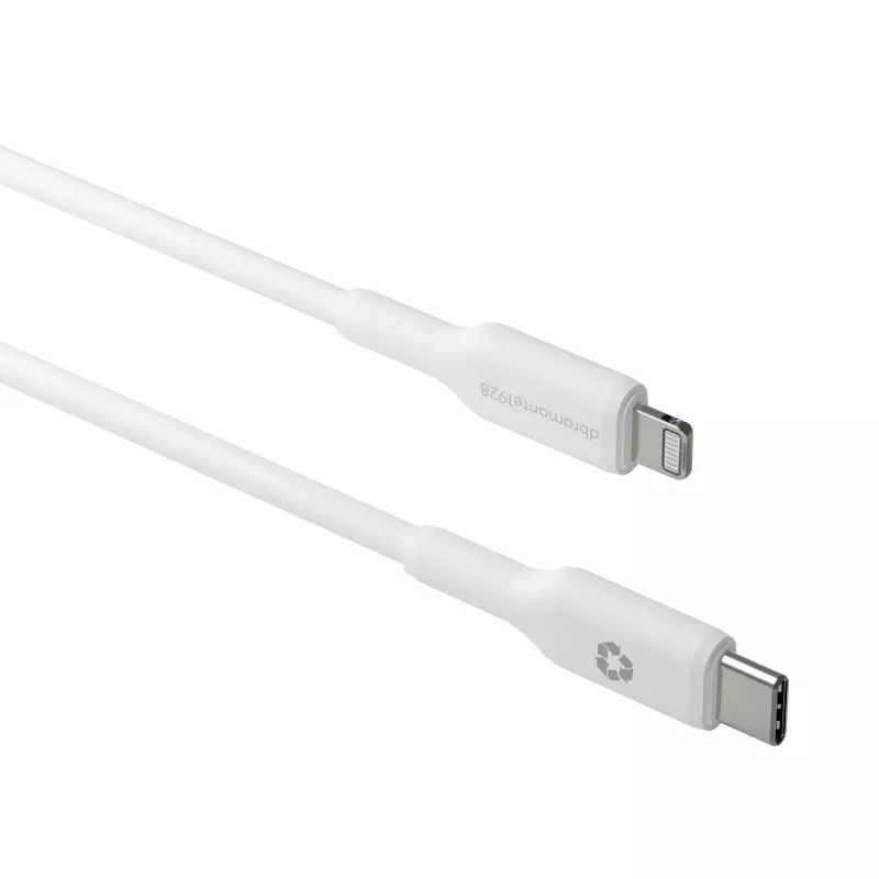 dbramante1928 re-charge - Cavo 1 m USB-C a Lightning - W, 1 m, USB C, USB 2.0, 0,48 Gbit/s, Bianco