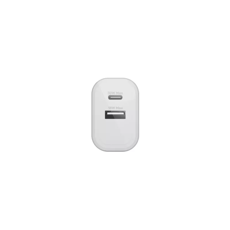 dbramante1928 re-charge - Caricabatterie da parete EU - USB-C 30W+USB-A 18W-W